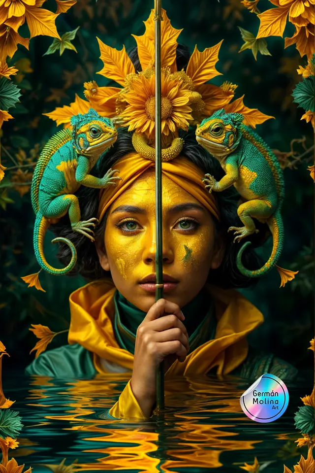 Reina Quimbaya: La fusión de lo ancestral y lo futurista