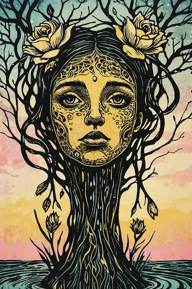 Misticismo Femenino y la Estética de la Serigrafía Digital