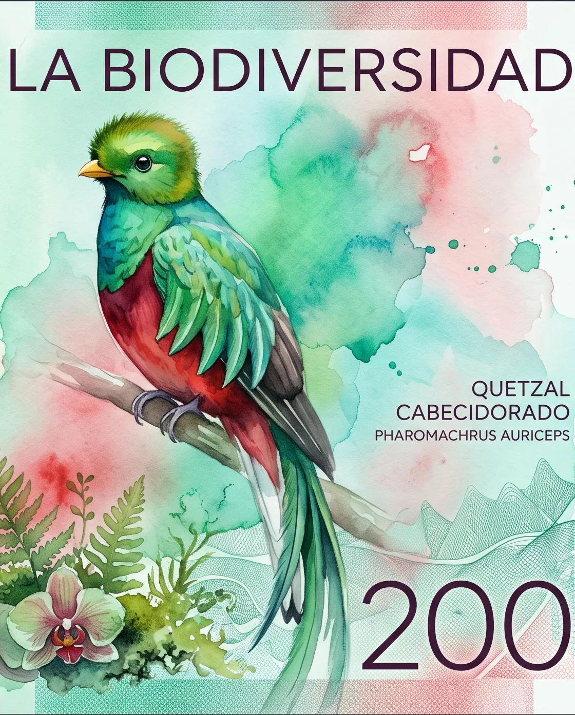 Billetes de fauna colombiana: una propuesta en acuarela para el país