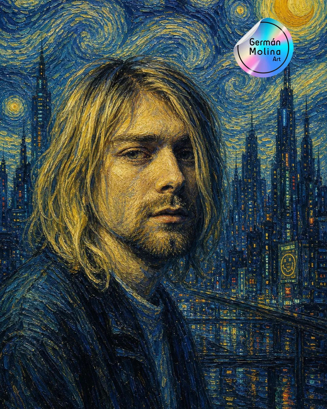 Vocalistas de rock en arte digital: un homenaje con los pinceles de los grandes maestros