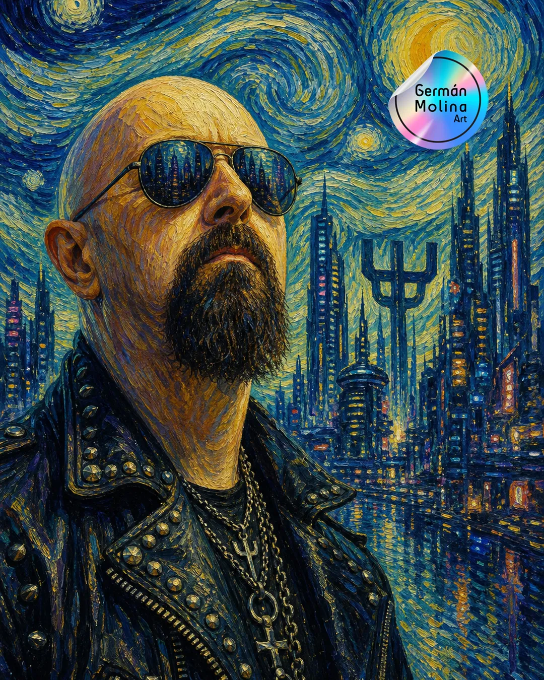 vocalistas de rock en arte digital Rob