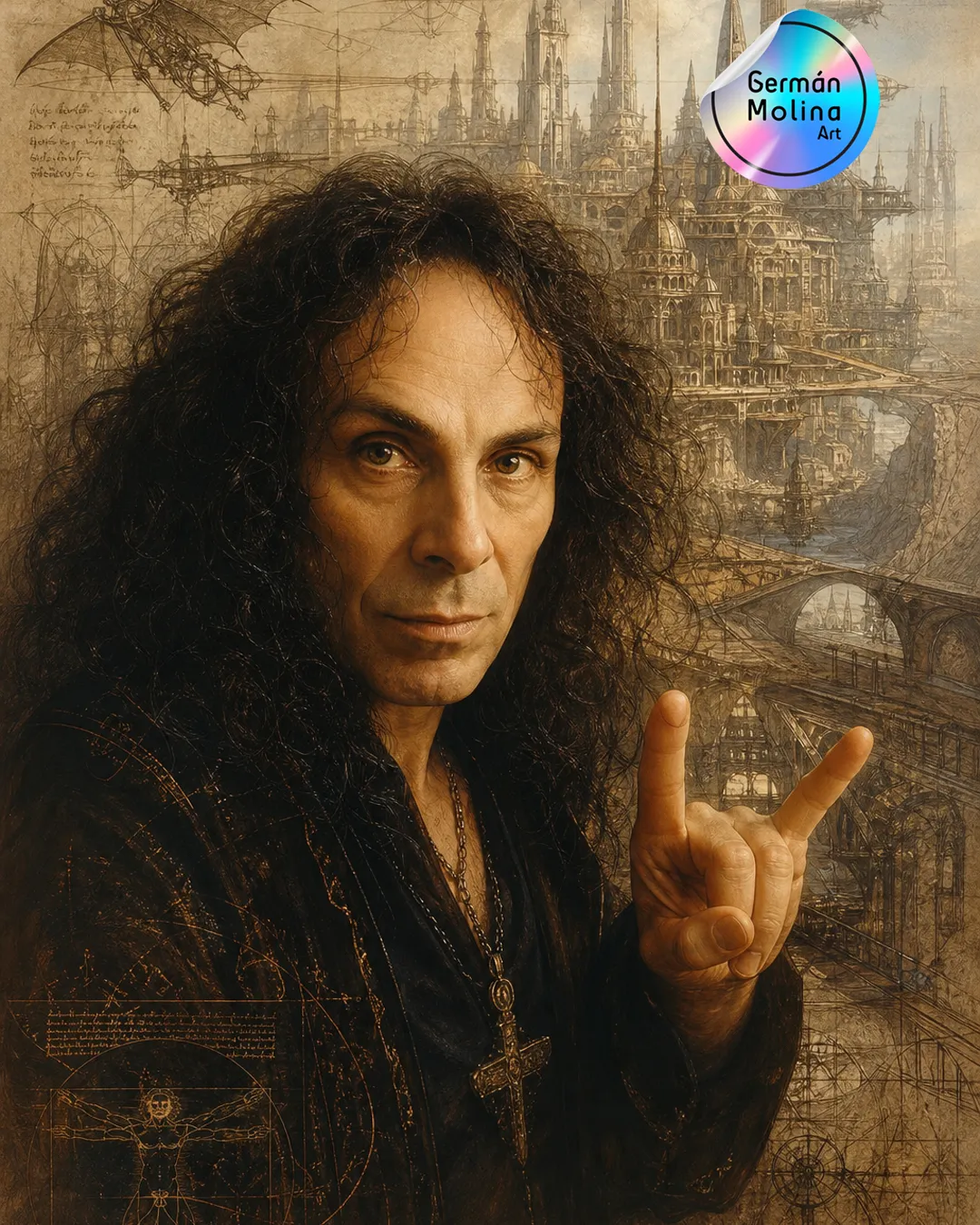 vocalistas de rock en arte digital ronnie vocalistas de rock en arte digital